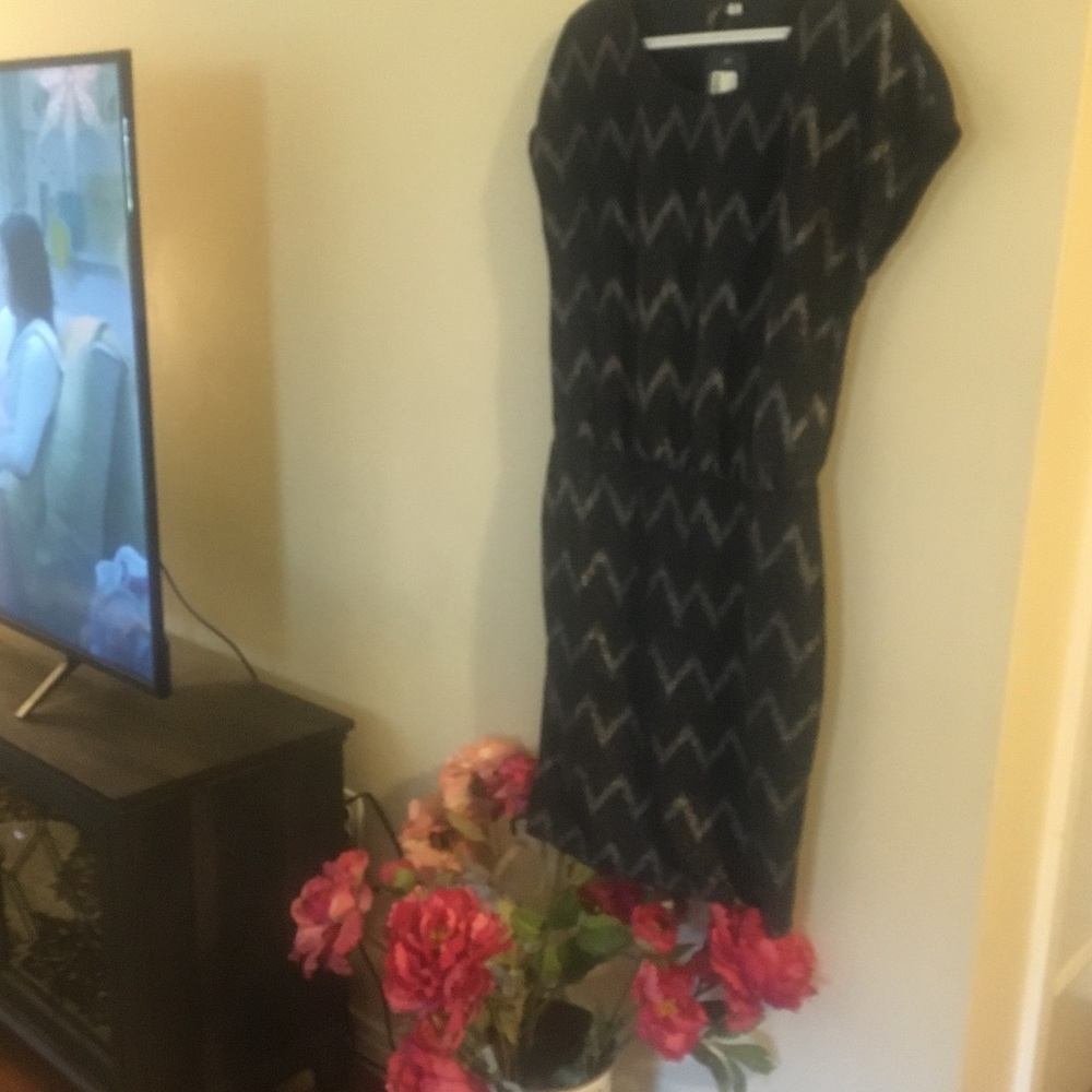 Navy blue/silver sparkly dress